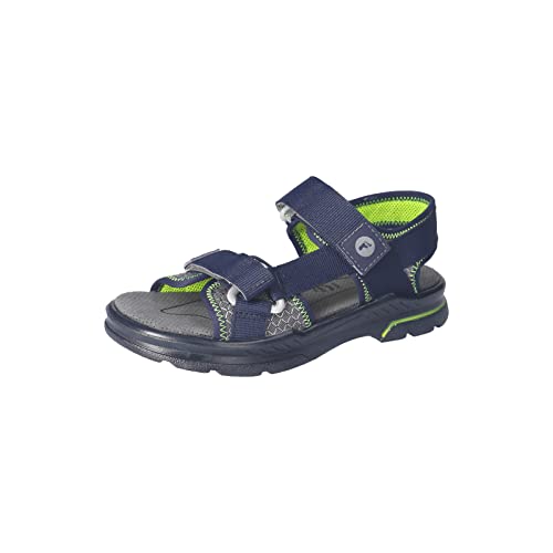 RICOSTA Jungen Sandalen Fernando,Kinder Sommerschuhe,WMS:Mittel,Freizeitschuhe,offene Schuhe,Strandschuhe,Halbschuhe,Nautic/Graphit (171),34 EU von RICOSTA