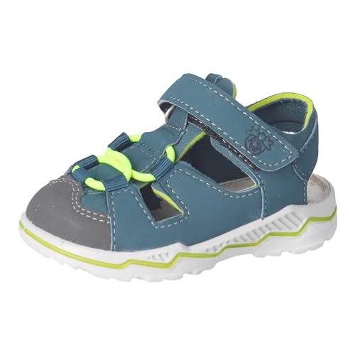 RICOSTA Jungen Sandalen GERY, Kinder Lauflernschuhe, Weite: Mittel, waschbar, freizeitschuhe, offene schuhe, strandschuhe, halbschuhe, storm (540), 24 EU von RICOSTA