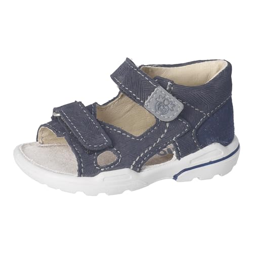 RICOSTA Jungen Sandalen KLAAS, Baby und Kleinkinder Lauflernschuhe, Weite: Mittel, sommerschuhe, freizeitschuhe, offene schuhe, nautic (170), 22 EU von RICOSTA