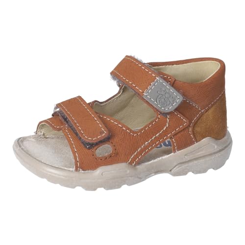 RICOSTA Jungen Sandalen KLAAS, Baby und Kleinkinder Lauflernschuhe, Weite: Weit, outdoorsandalen, klettverschluss, sommerschuhe, caramel (270), 22 EU von RICOSTA