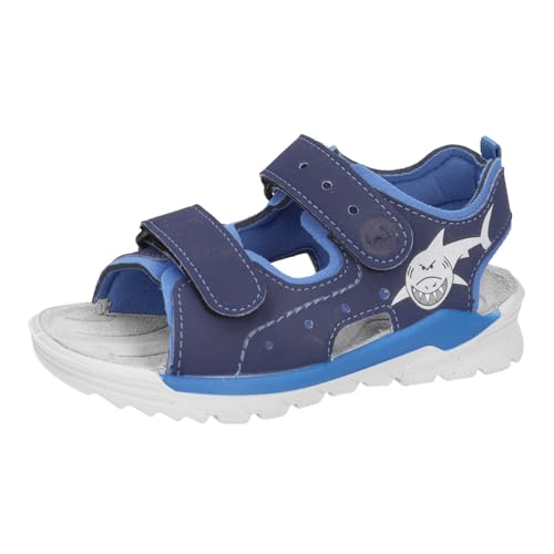 RICOSTA Jungen Sandalen SURF, Kinder Sommerschuhe, Weite: Mittel, waschbar, Freizeitschuhe, offene Schuhe, Strandschuhe, Nautic/Azur (170), 35 EU von RICOSTA