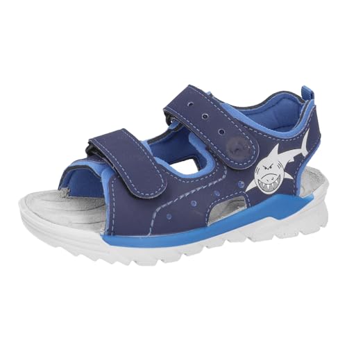 RICOSTA Jungen Sandalen SURF, Kinder Sommerschuhe, Weite: Mittel, waschbar, Outdoorsandalen, Klettverschluss, Nautic/Azur (170), 30 EU von RICOSTA