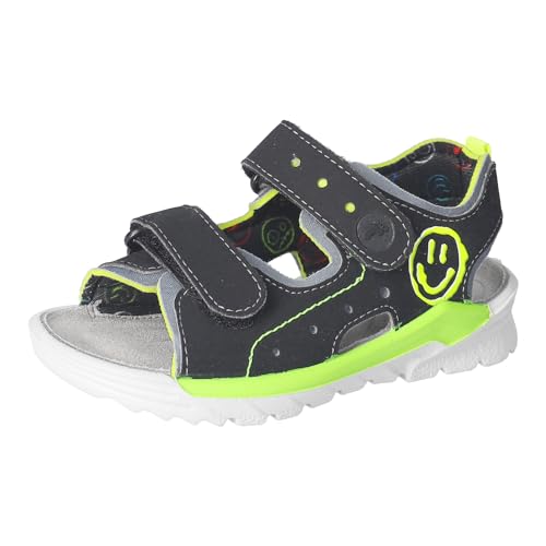 RICOSTA Jungen Sandalen SURF, Kinder Sommerschuhe, Weite: Mittel, waschbar, freizeitschuhe, offene schuhe, schwarz/grau (090), 29 EU von RICOSTA