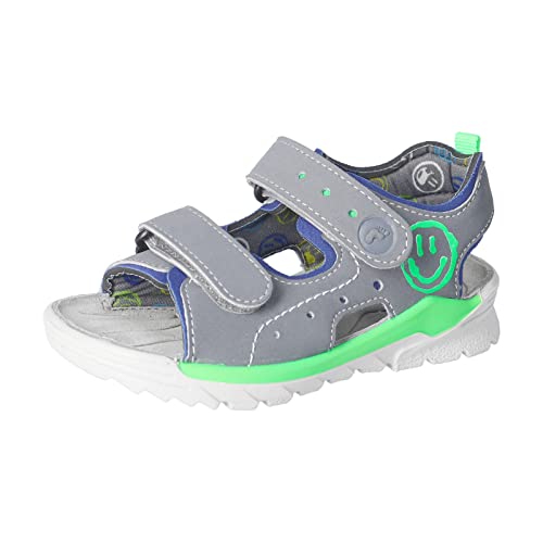 RICOSTA Jungen Sandalen SURF,Kinder Sommerschuhe,WMS:Mittel,waschbar,freizeitschuhe,offene schuhe,strandschuhe,graphit/kobalt (460),30 EU von RICOSTA