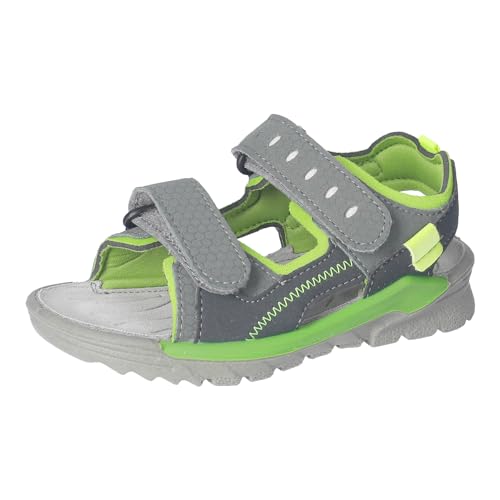 RICOSTA Jungen Sandalen TAJO, Kinder Sommerschuhe, Weite: Mittel, waschbar, Freizeitschuhe, offene Schuhe, Strandschuhe, Salbei/Acido (580), 31 EU von RICOSTA