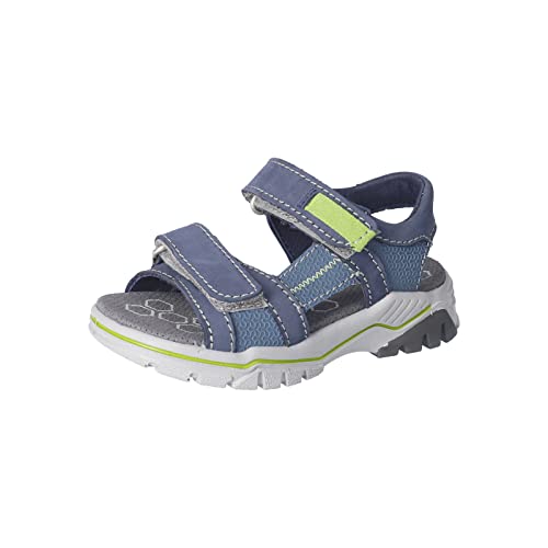 RICOSTA Jungen Sandalen Trail,Kinderschuhe,WMS:Mittel,Kinderschuhe,Sommerschuhe,Freizeitschuhe,offene Schuhe,Reef/Pavone (140),32 EU von RICOSTA