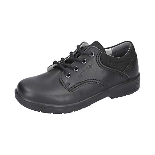 RICOSTA Jungen Schnürhalbschuhe Harry, WMS: Mittel, Kommunion Kind-er Kids Junge-n Kinderschuhe toben Spielen Freizeit leger,schwarz,39 EU / 6 UK von RICOSTA