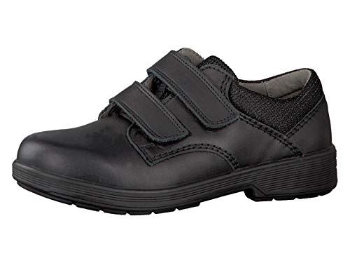 RICOSTA Jungen Sneaker William, WMS: Mittel, toben Spielen Freizeit leger Halbschuh Klett-Verschluss Kommunion Schule Kind-er,schwarz,40 EU / 6.5 UK von RICOSTA