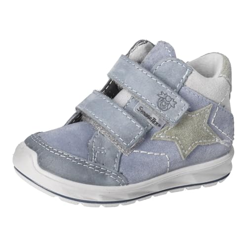 RICOSTA Jungen Stiefel Kimi, Kinder Lauflernschuhe, Weite: Weit, lose Einlage, Sympatex, Klettstiefel, Booties, wasserdicht, Calcite (131), 26 EU von RICOSTA