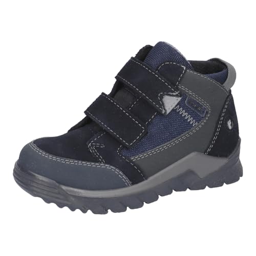 RICOSTA Jungen Stiefel MARVI, Kinder Boots, Weite: Mittel, lose Einlage, Sympatex, wasserdicht, Klettstiefel, Booties, See/Grigio (189), 36 EU von RICOSTA