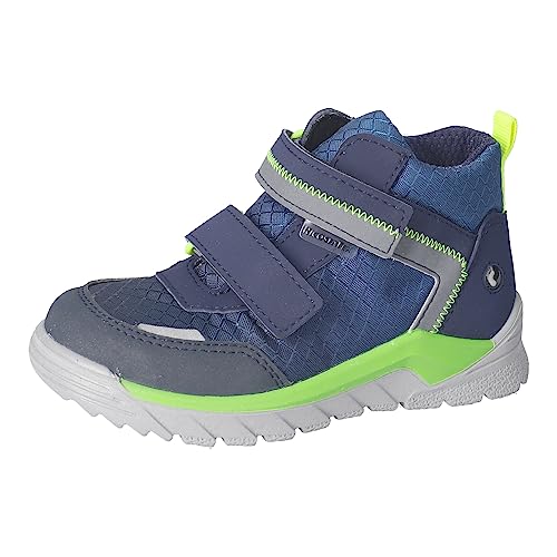 RICOSTA Jungen Stiefel Marvin,Kinder Boots,WMS:Mittel,lose Einlage, TEX,wasserdicht,Klettstiefel,Booties,Nautic/Adriatic (170),35 EU von RICOSTA