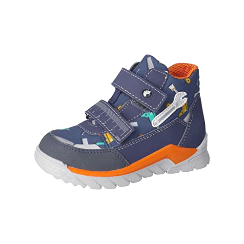 RICOSTA Jungen Stiefel Maxim,Kinder Boots,WMS:Mittel,lose Einlage,Sympatex,Klettstiefel,Booties,wasserdicht,Nautic (170),26 EU von RICOSTA