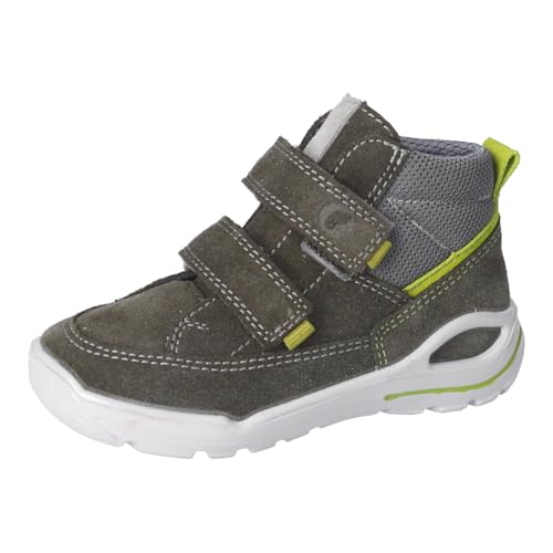 RICOSTA Jungen Stiefel Skip, Kinder Boots, Weite: Weit, lose Einlage, RicostaTEX, wasserdicht, Klettstiefel, Booties, Timo/Graphit (570), 35 EU von RICOSTA