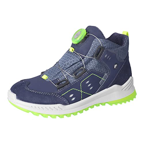 RICOSTA Jungen Stiefel Speed,Kinder Boots,lose Einlage,RicostaTEX,BOA,Booties,Schnellverschluss,wasserdicht,Nautic/Jeans (170),35 EU von RICOSTA