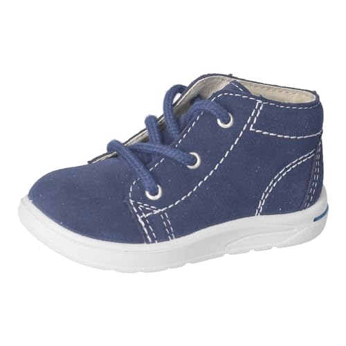 RICOSTA Jungen Stiefel ZAYNI, Baby und Kleinkinder Lauflernschuhe, Weite: Weit, lose Einlage, Sympatex, schnürstiefel, Nautic (170), 22 EU von RICOSTA
