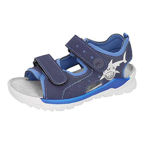 RICOSTA Jungen Trekking Sandalen SURF, Weite: Mittel (WMS),waschbar, toben spielen verspielt freizeit leger,nautic/azur,29 EU / 11 Child UK von RICOSTA