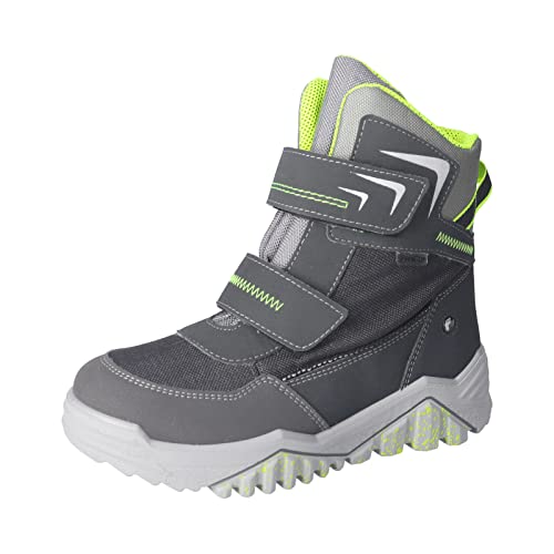 RICOSTA Jungen Winterstiefel Arctic,Kinder Boots,WMS:Mittel,lose Einlage,Sympatex,Outdoor-Kinderschuhe,wasserdicht,warm,Grigio/Carbon (490),35 EU von RICOSTA