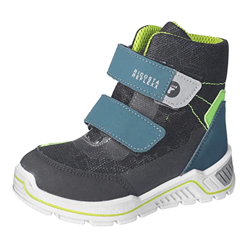 RICOSTA Jungen Winterstiefel Aspen,Kinder Boots,WMS:Mittel,lose Einlage,Sympatex,vegan,Outdoor-Kinderschuhe,warm,Storm/schwarz (540),30 EU von RICOSTA