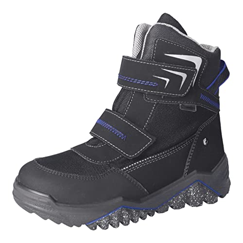 RICOSTA Jungen Winterstiefel Arctic,Kinder Boots,WMS:Mittel,lose Einlage,Sympatex,Outdoor-Kinderschuhe,gefüttert,wasserdicht,schwarz (090),33 EU von RICOSTA