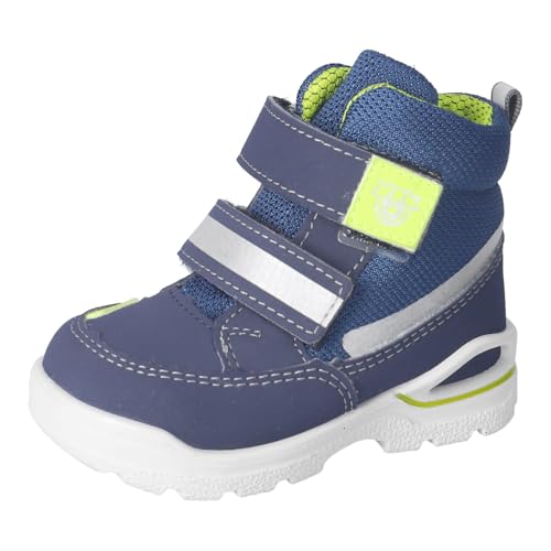 RICOSTA Jungen Winterstiefel Flori, Kinder Lauflernschuhe, Weite: Weit, lose Einlage, Sympatex, waschbar,vegan, Nautic/Jeans (170), 28 EU von RICOSTA