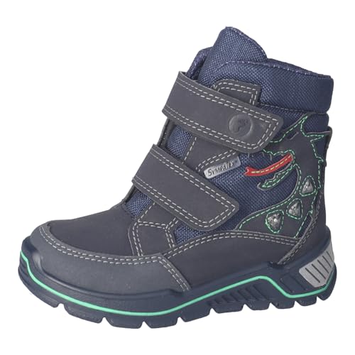 RICOSTA Jungen Winterstiefel GRISU, Kinder Boots, Weite: Mittel, lose Einlage, Sympatex, Blinklicht, Winterboots, warm, See/Ozean (180), 29 EU von RICOSTA