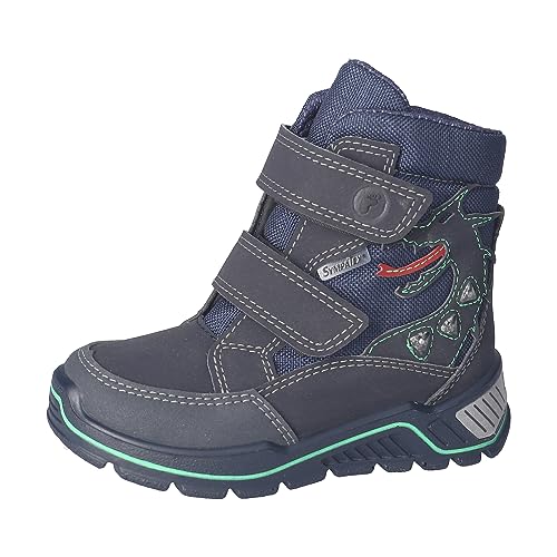 RICOSTA Jungen Winterstiefel GRISU,Kinder Boots,WMS:Mittel,lose Einlage,Sympatex,Blinklicht,wasserdicht,Winterboots,warm,See/Ozean (180),35 EU von RICOSTA