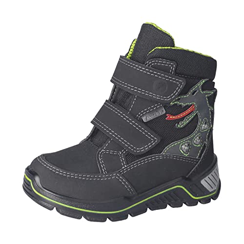 RICOSTA Jungen Winterstiefel GRISU,Kinder Boots,WMS:Weit,lose Einlage,Sympatex,Blinklicht,wasserdicht,Winterboots,warm,schwarz (090),33 EU von RICOSTA