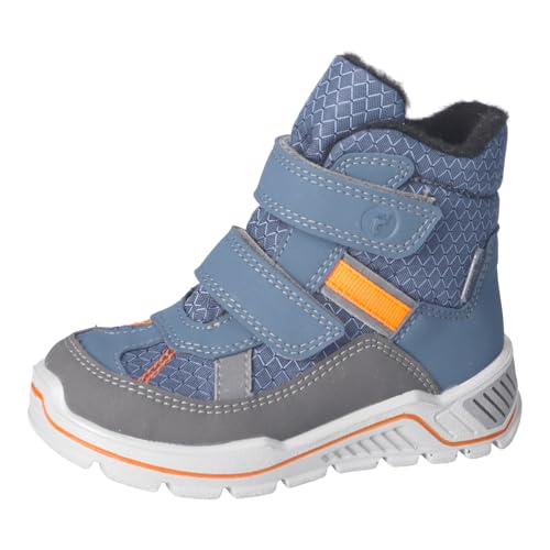 RICOSTA Jungen Winterstiefel Gabris,Kinder Boots,WMS:Mittel,lose Einlage,Sympatex,gefüttert,wasserdicht,Winterboots,warm,Pavone/Jeans (130),36 EU von RICOSTA