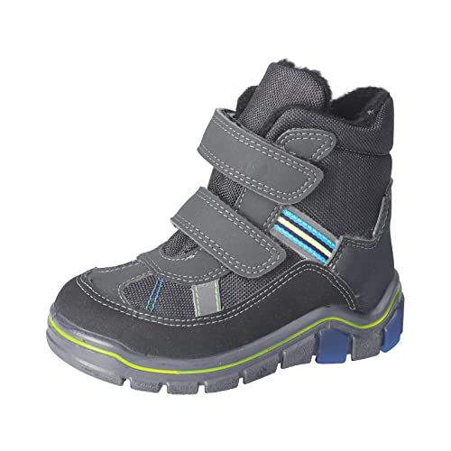 RICOSTA Jungen Winterstiefel Gabris,Kinder Boots,WMS:Mittel,lose Einlage,Sympatex,waschbar,gefüttert,wasserdicht,warm,Grigio/Carbon (490),34 EU von RICOSTA