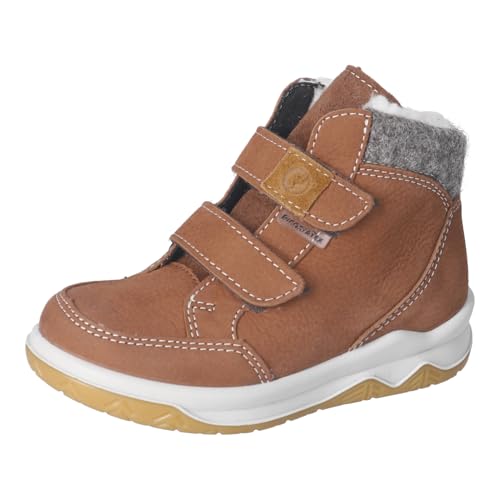 RICOSTA Jungen Winterstiefel Luan,Kinder Boots,WMS:Mittel,lose Einlage,RicostaTEX,Outdoor-Kinderschuhe,wasserdicht,warm,Curry/grau (270),34 EU von RICOSTA