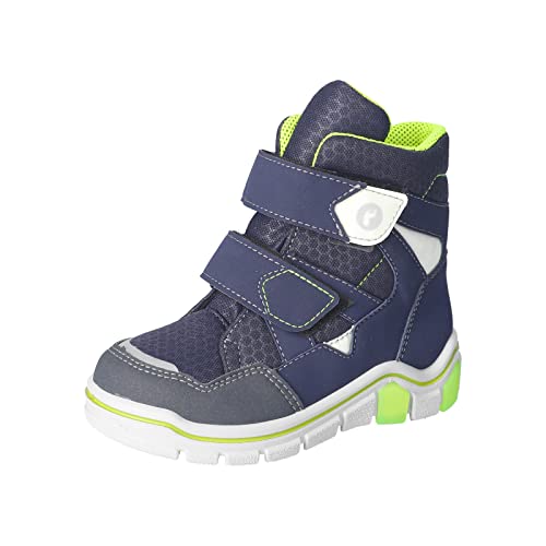 RICOSTA Jungen Winterstiefel Onyx,Kinder Boots,WMS:Mittel,lose Einlage,Sympatex,wasserdicht,Winterboots,warm,gefüttert,Nautic/Ozean (180),28 EU von RICOSTA
