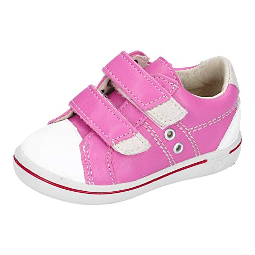 RICOSTA Kinder Low-Top Sneaker Nippy von Pepino, Weite: Mittel (WMS), Freizeit Halbschuh sportschuh Kinder,rosada/Weiss,25 EU / 7.5 Child UK von RICOSTA