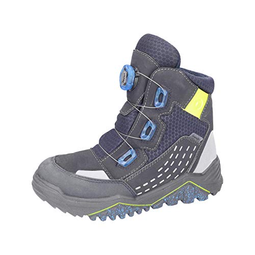 RICOSTA Kinder Outdoor Stiefel ICE, Weite: Mittel (WMS),wasserfest, jungen toben spielen verspielt detailreich freizeit,see/ozean,35 EU / 2.5 UK von RICOSTA