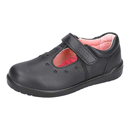 RICOSTA Kinder Riemchenballerinas Scarlett, Weite: Mittel (WMS), Mary-Jane Klettverschluss Kommunion Schule,schwarz,27 EU / 9 Child UK von RICOSTA