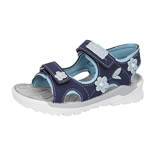 RICOSTA Kinder Sandalen CARMEN, Weite: Mittel (WMS),waschbar,klettsandalen,kinderschuhe,sandaletten,bequem,nautic/turquoise (173),31 EU / 12 Child UK von RICOSTA