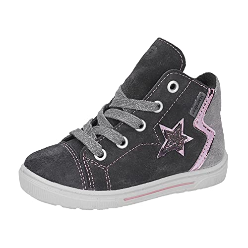 RICOSTA Mädchen Boots MEL, Weite: Mittel (WMS), TEX,wasserdicht,kids,winterboots,outdoor-kinderschuhe,asphalt (494),28 EU / 10 Child UK von RICOSTA