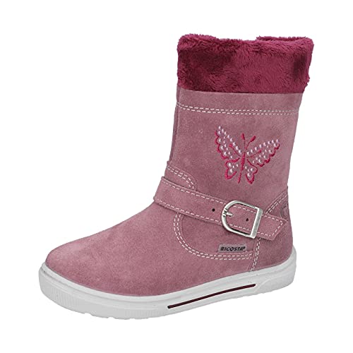 RICOSTA Mädchen Boots Sweet, Weite: Mittel (WMS), TEX,wasserdicht,Winterboots,Outdoor-Kinderschuhe,warm,Sucre (324),28 EU / 10 Child UK von RICOSTA