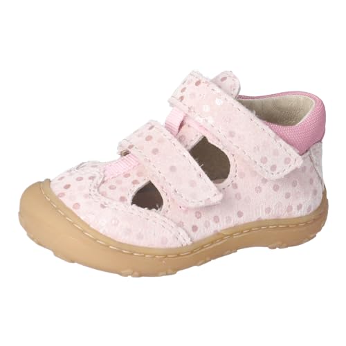 RICOSTA Mädchen Kletthalbschuhe EBI, Kinder Lauflernschuhe, Weite: Schmal, lose Einlage, Strassenschuhe, Freizeitschuhe, Powder (311), 25 EU von RICOSTA