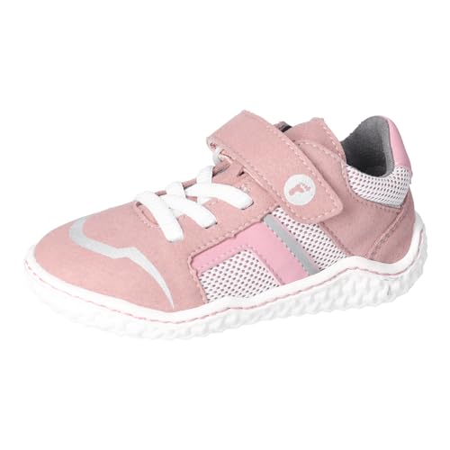 RICOSTA Mädchen Kletthalbschuhe Jay, Kinder Halbschuhe, Weite: Mittel, waschbar,vegan, Freizeitschuhe, Sportschuhe, Sucre/Mallow (320), 29 EU von RICOSTA