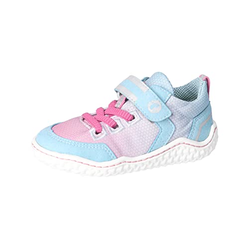 RICOSTA Mädchen Kletthalbschuhe PAJO,Kinder Halbschuhe,WMS:Mittel,Barfuß-Schuh,barfußschuhe,flexibel,leicht,Kids,Wasser/rosato (120),29 EU von RICOSTA