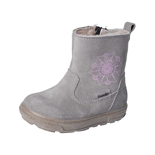 RICOSTA Mädchen Lauflernschuhe Cosi,Kinder Boots,WMS:Mittel,lose Einlage,Sympatex,Outdoor-Kinderschuhe,lammfell-Stiefel,warm,Graphit (450),28 EU von RICOSTA