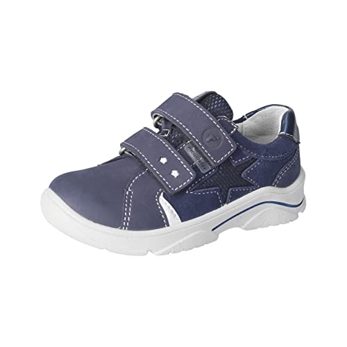 RICOSTA Mädchen Low-Top Sneaker FENJA,Kinder Halbschuhe,WMS:Mittel,lose Einlage,Sympatex,Laufschuhe,Klettschuhe,Kids,Nautic (170),33 EU von RICOSTA