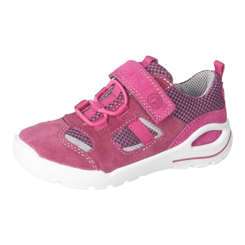 RICOSTA Mädchen Low-Top Sneaker Fast, Kinder Halbschuhe, Weite: Mittel, lose Einlage, Klettverschluss, straßenschuhe, Fuchsia/rosada (360), 33 EU von RICOSTA