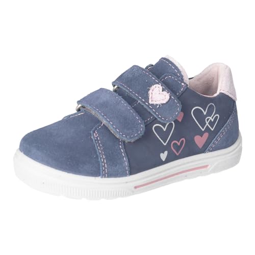 RICOSTA Mädchen Low-Top Sneaker Ilva, Kinder Halbschuhe, Weite: Mittel, lose Einlage, Klettverschluss, straßenschuhe, Sportschuhe, Reef (140), 29 EU von RICOSTA