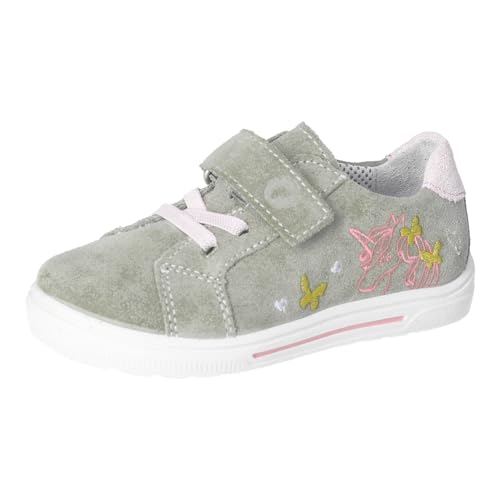 RICOSTA Mädchen Low-Top Sneaker Irina, Kinder Halbschuhe, Weite: Mittel, lose Einlage, Strassenschuhe, Sportschuhe, Turnschuhe, eukalyptus (530), 26 EU von RICOSTA