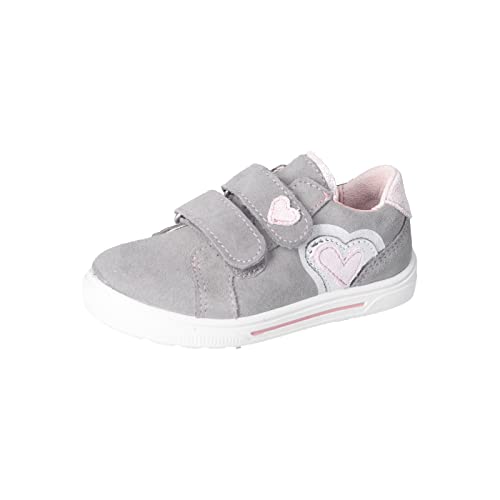 RICOSTA Mädchen Low-Top Sneaker Isabell,Kinder Halbschuhe,WMS:Mittel,lose Einlage,Freizeitschuhe,Turnschuhe,Laufschuhe,Graphit (450),32 EU von RICOSTA