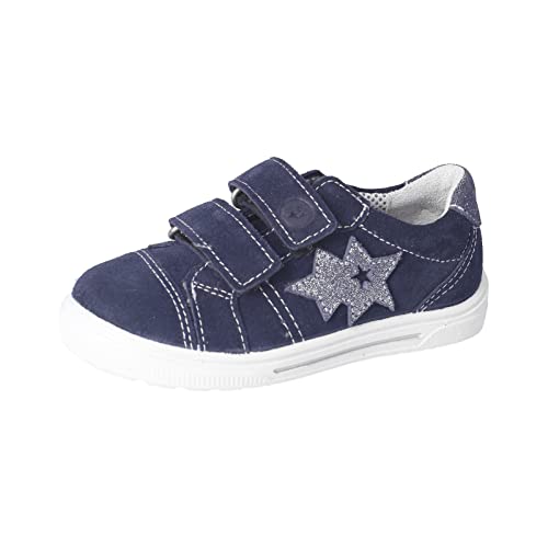 RICOSTA Mädchen Low-Top Sneaker JULA,Kinder Halbschuhe,WMS:Mittel,lose Einlage,Freizeitschuhe,Turnschuhe,Laufschuhe,Kids,Nautic (170),32 EU von RICOSTA