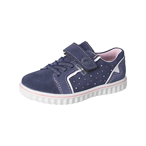 RICOSTA Mädchen Low-Top Sneaker Jean,Kinder Halbschuhe,lose Einlage, TEX,Freizeitschuhe,Turnschuhe,Laufschuhe,Nautic (170),31 EU von RICOSTA