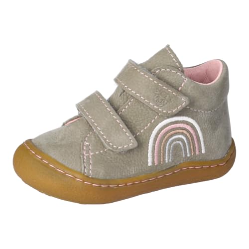 RICOSTA Mädchen Low-Top Sneaker Karli, Kinder Lauflernschuhe, lose Einlage, terracare, straßenschuhe, eukalyptus/Rose (Regenbogen) (530), 26 EU von RICOSTA