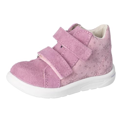 RICOSTA Mädchen Low-Top Sneaker Lori, Kinder Lauflernschuhe, Weite: MITTEL, lose Einlage, Klettstiefel, Booties, Purple (340), 26 EU von RICOSTA